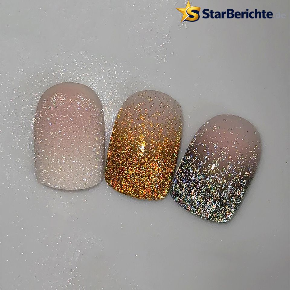 ausgefallen babyboomer glitzer verlauf
