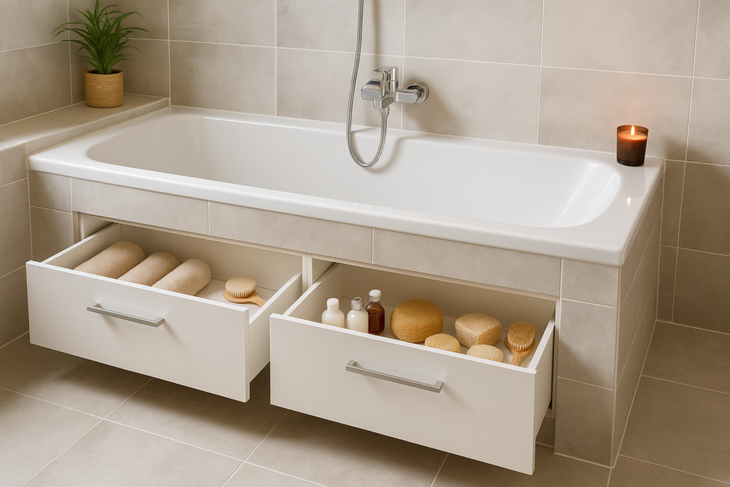 badewanne als stauraum nutzen